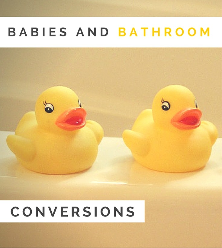 Tips on getting building work and bathroom conversions done when you have babies - read more on www.ababyonboard.com
